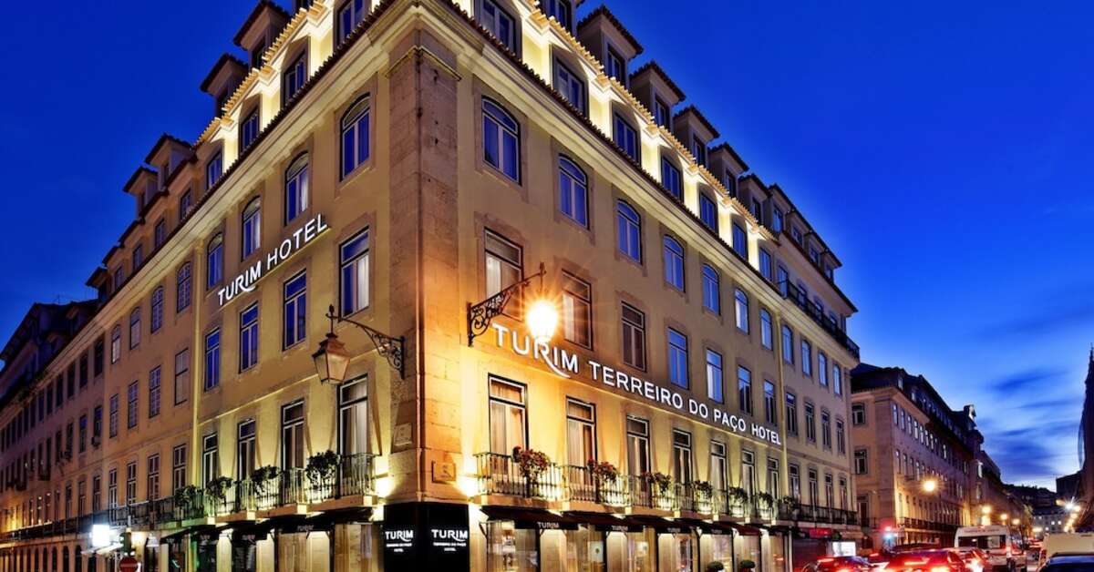 Ein Foto von der Außenansicht des Turim Terreiro do Paco Hotel