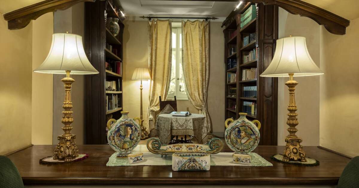 Een foto van het interieur van Posta Donini