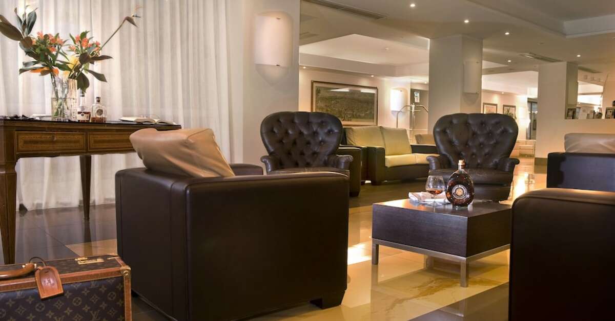 Een foto van het interieur van Cardinal Hotel St. Peter