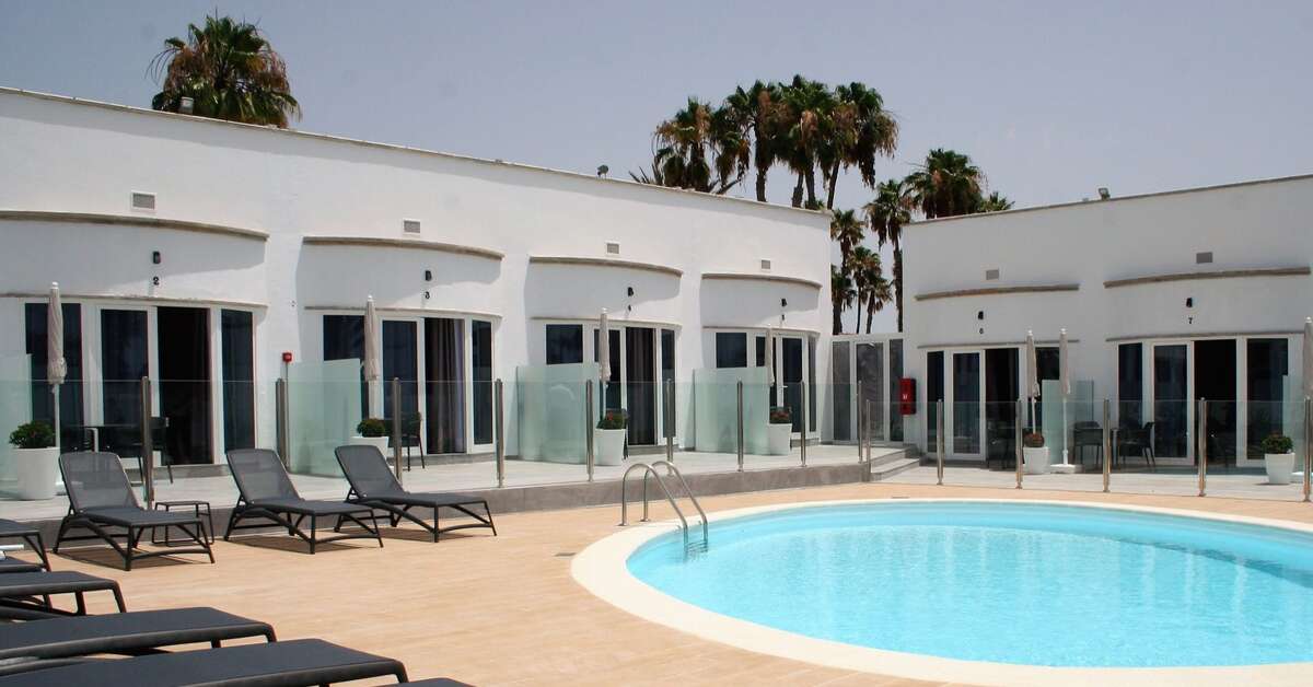 Een foto van het zwembad bij Bungalows Islas Paraiso
