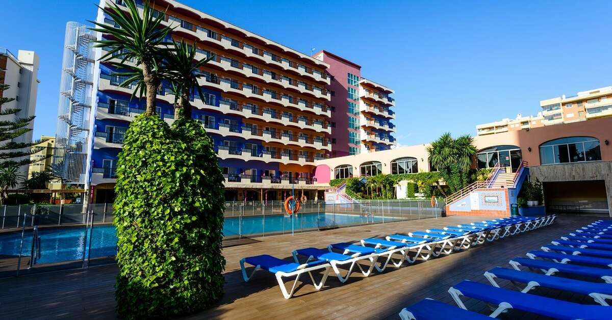 Een foto van het zwembad bij Hotel Monarque Fuengirola Park