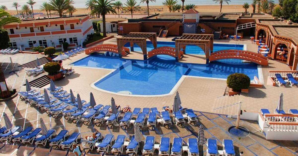 Een foto van het zwembad bij Hotel Club Al Moggar Garden Beach