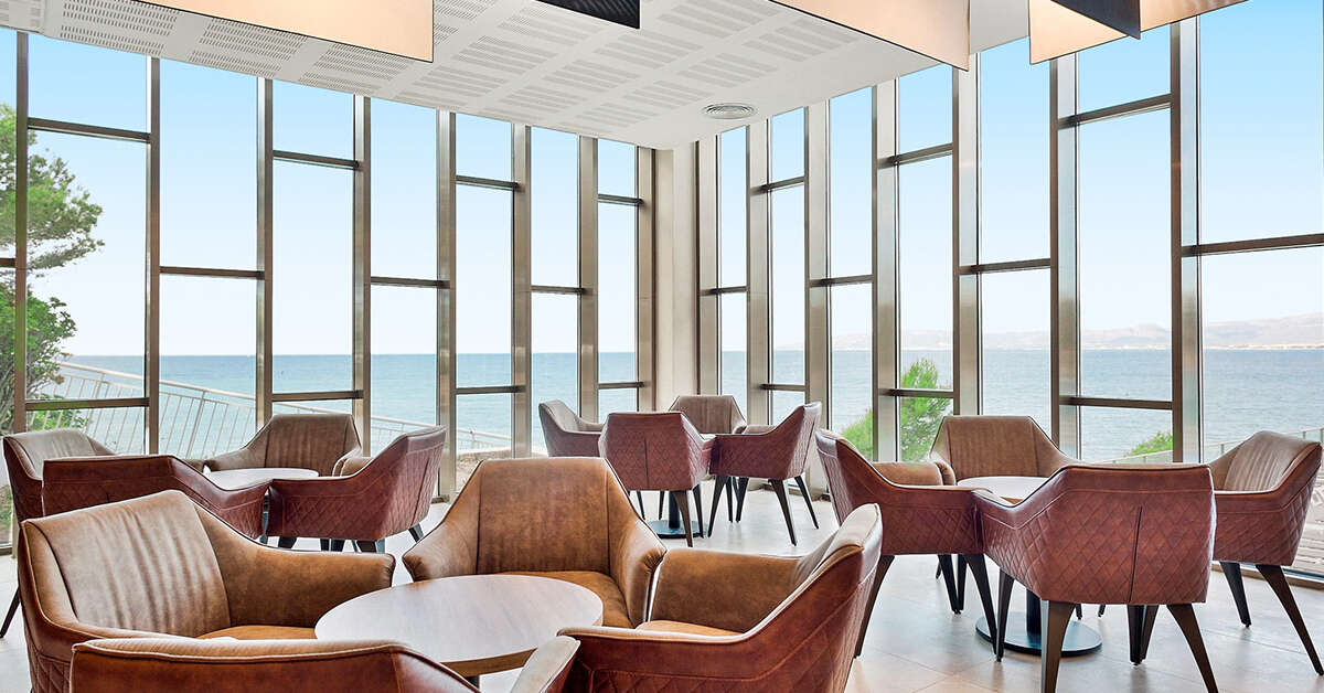 Een foto van het interieur van Hotel Best Negresco