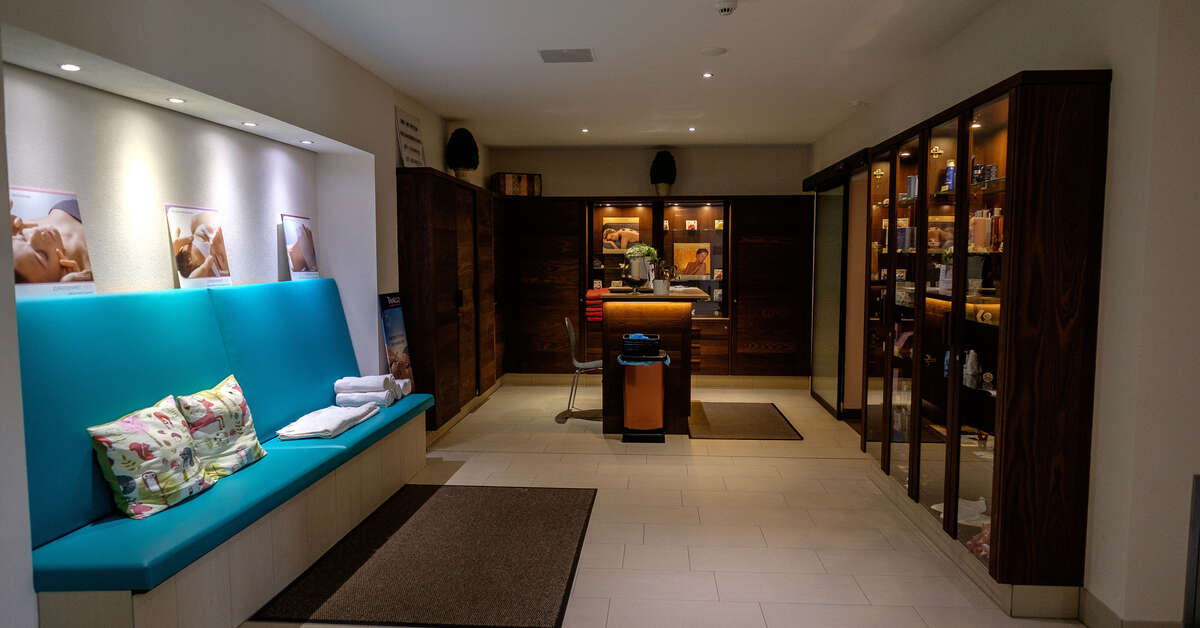 Een foto van het interieur van Hotel Walpurgishof