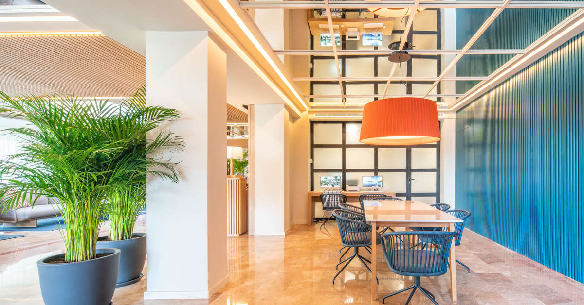 Een foto van het interieur van Hotel Eden Soller