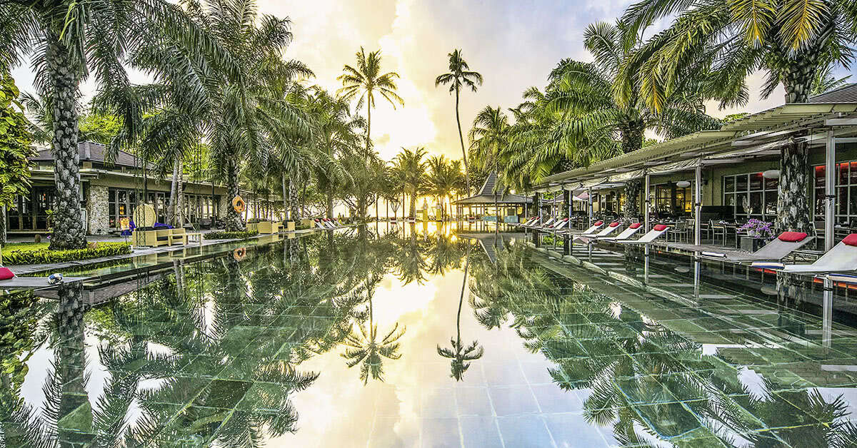Een foto van het zwembad bij Segara Village Hotel