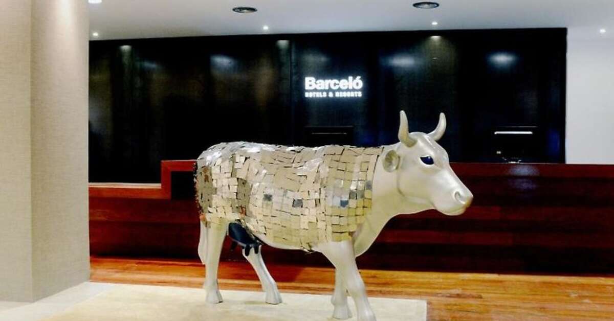 Een foto van het interieur van Barcelo Bilbao Nervion