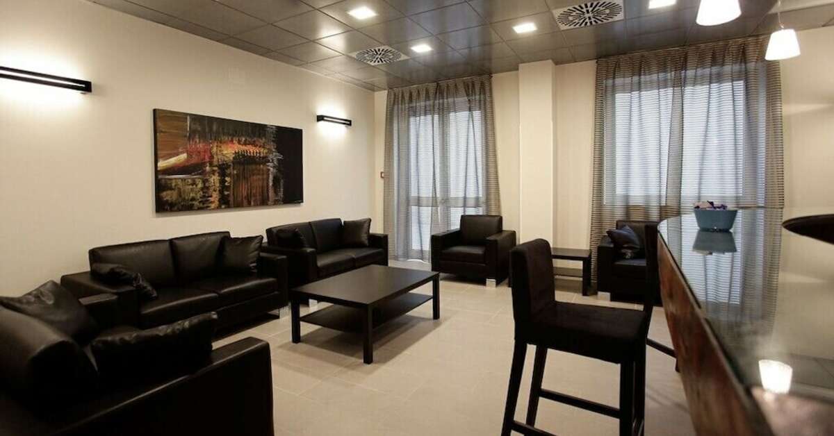 Een foto van het interieur van Hotel Artis Roma