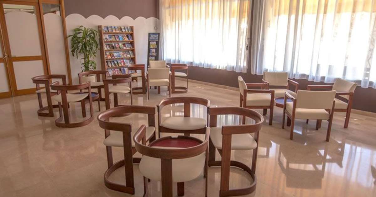 Een foto van het interieur van Hotel Lloret Santa Rosa