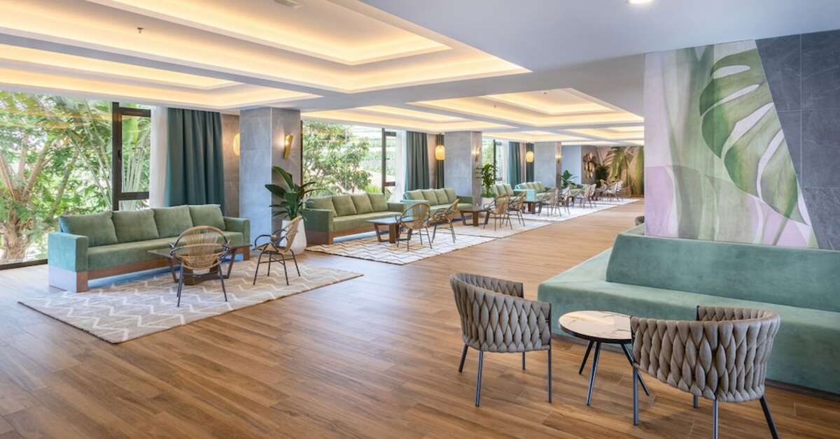 Een foto van het interieur van Riu Buenavista