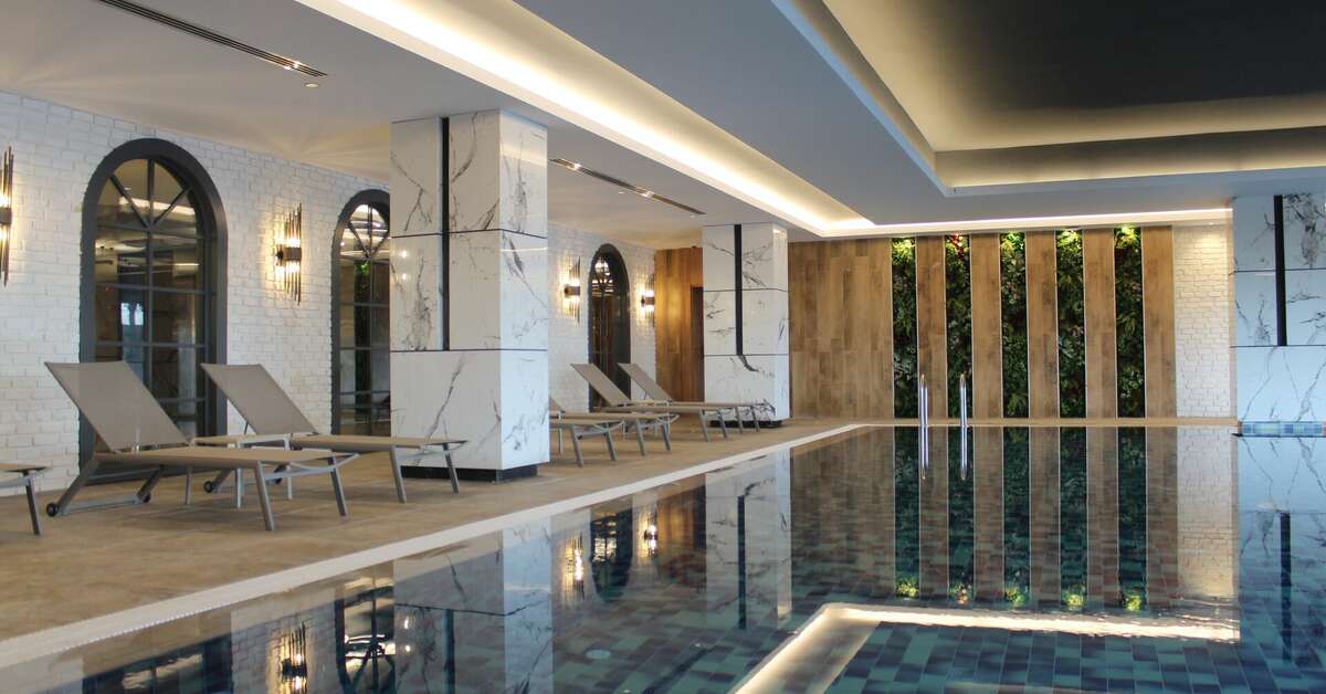 Een foto van het zwembad bij Alarcha Hotels & Resort