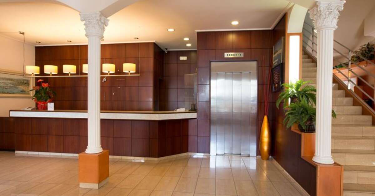 Een foto van het interieur van Hotel Costa Brava Blanes