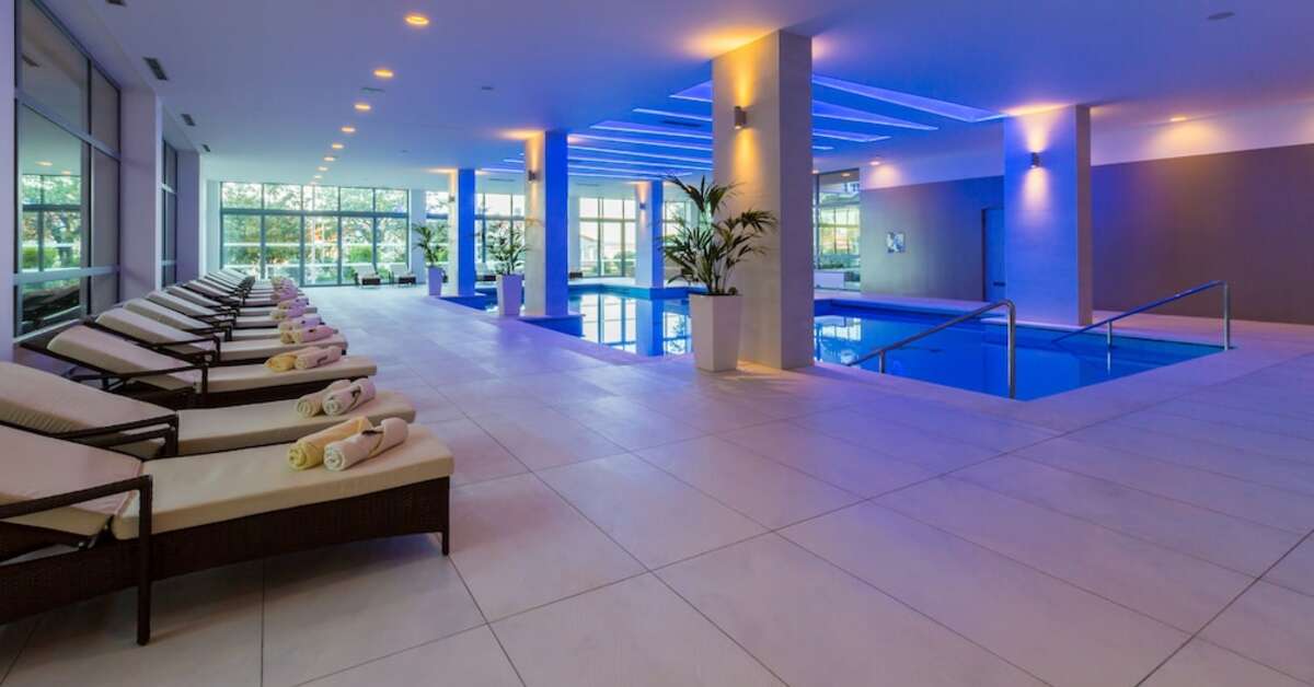Een foto van het zwembad bij Hotel Katarina