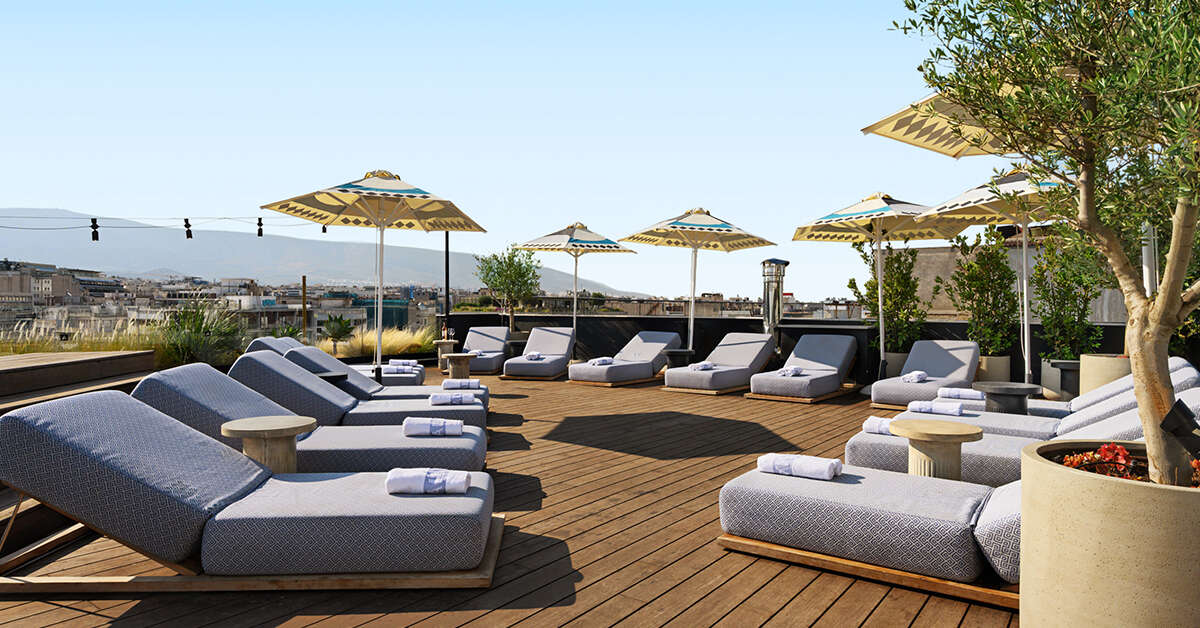Een foto van het terras bij Skylark by Aluma Hotels & Resorts