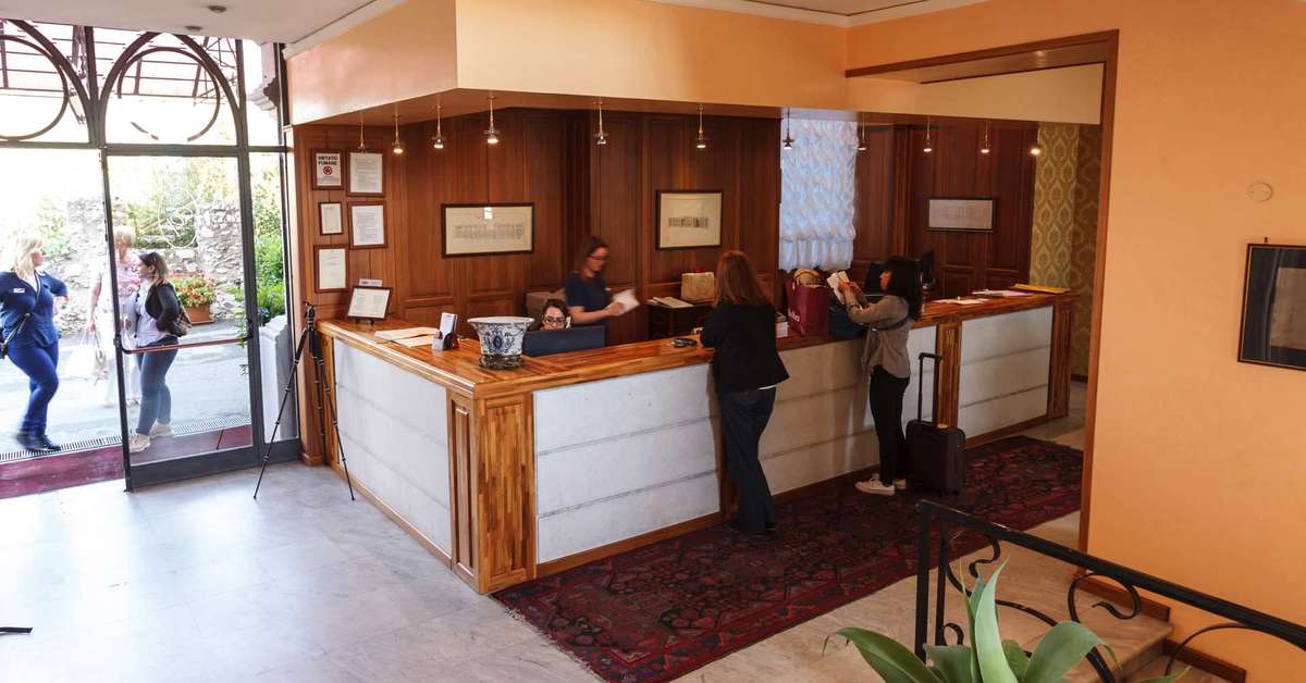 Een foto van het interieur van Excelsior Palace