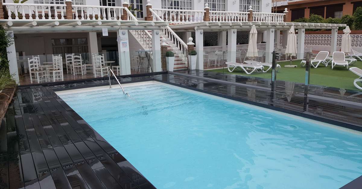 Een foto van het zwembad bij Hotel Santa Rosa