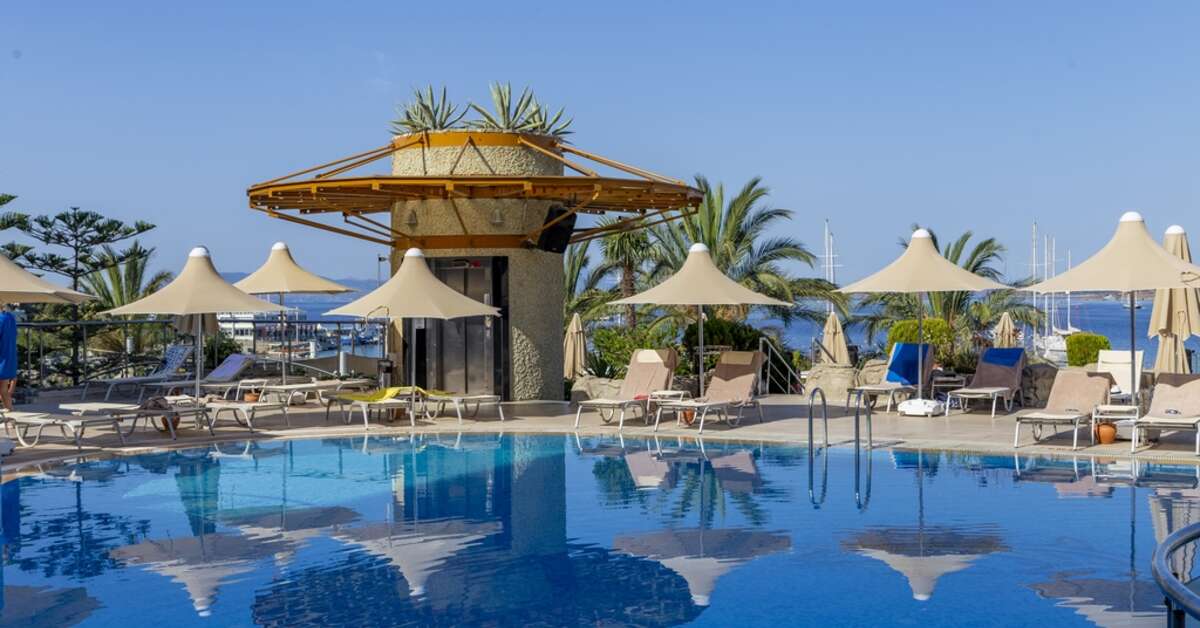 Een foto van het zwembad bij Diamond of Bodrum
