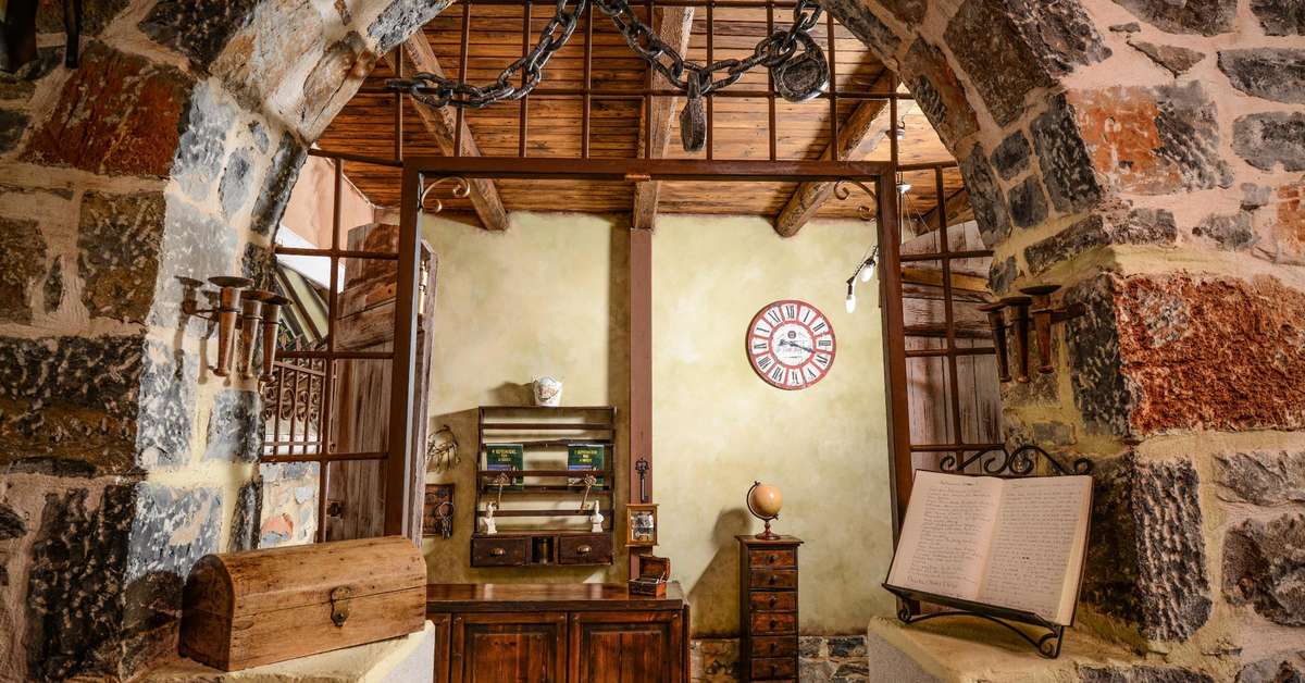Een foto van het interieur van Balsamico Traditional Suites