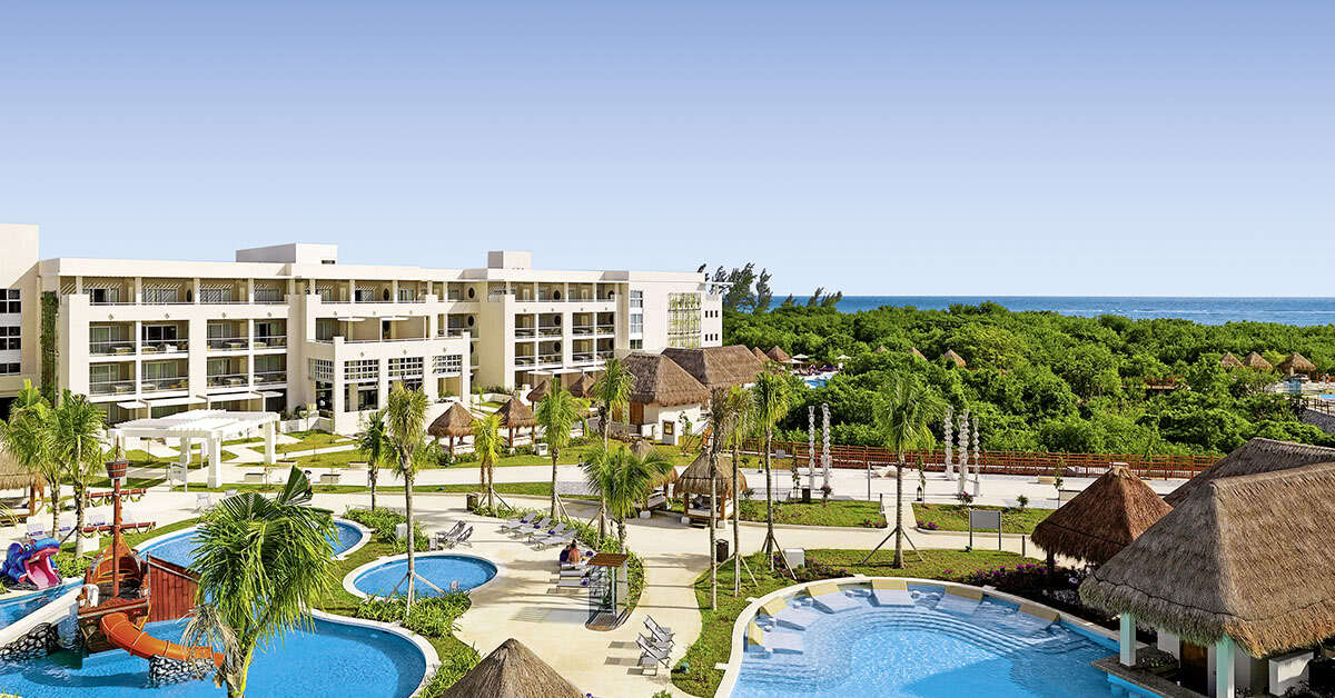 Ein Foto von einer Übersicht des Paradisus Playa del Carmen