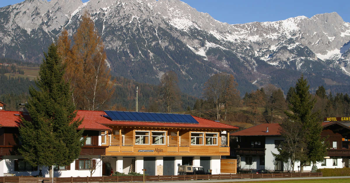 Een foto van een overzicht van Appartementen Schindlhaus
