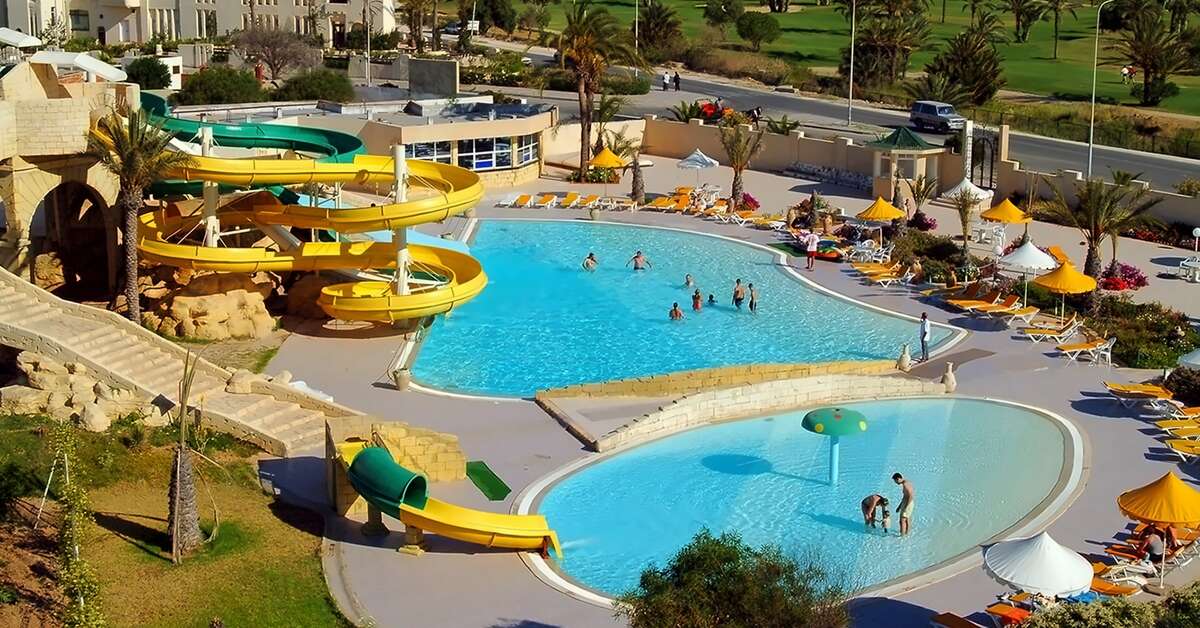 Een foto van het zwembad bij Houda Golf & Beach Resort