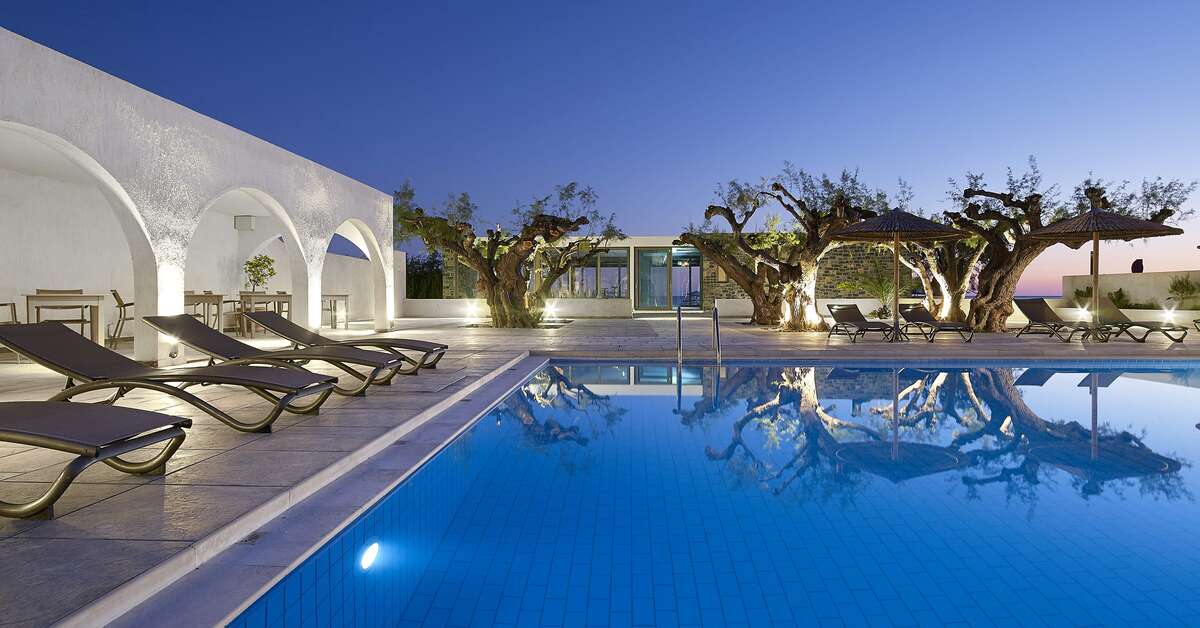 Een foto van het zwembad bij Coriva Beach Hotel & Bungalows