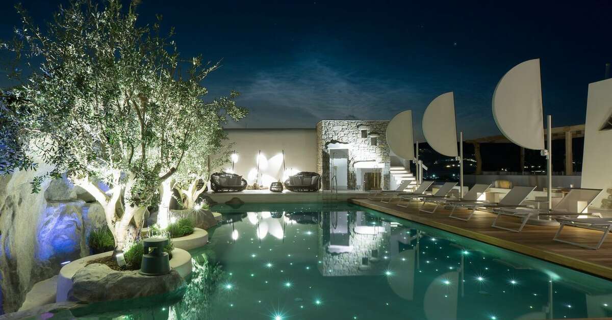 Een foto van de faciliteiten bij Kove Mykonos - A Myconian Collection Hotel