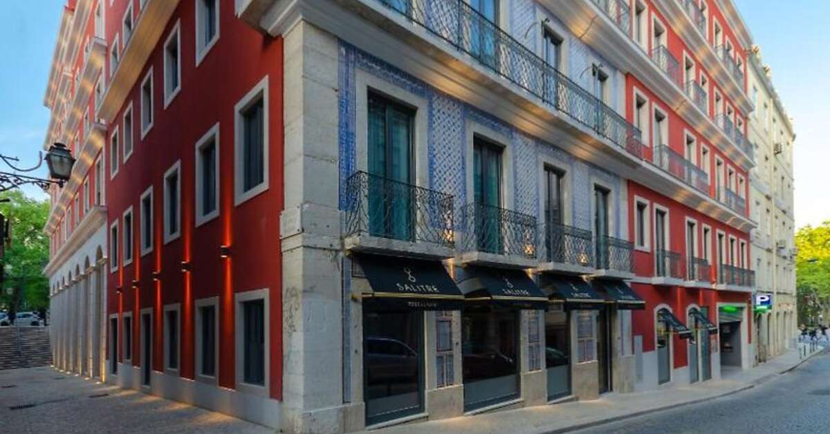 Een foto van de buitenkant van Turim Boulevard Hotel