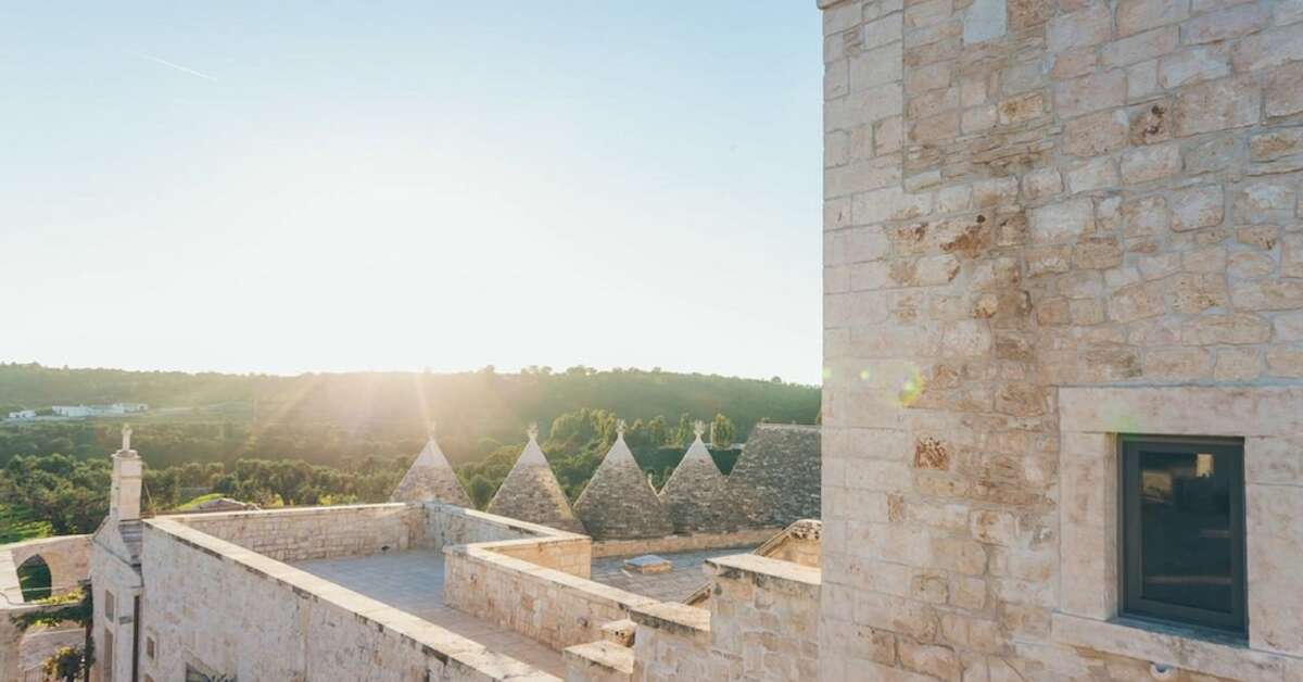 Een foto van de buitenkant van Masseria Grieco