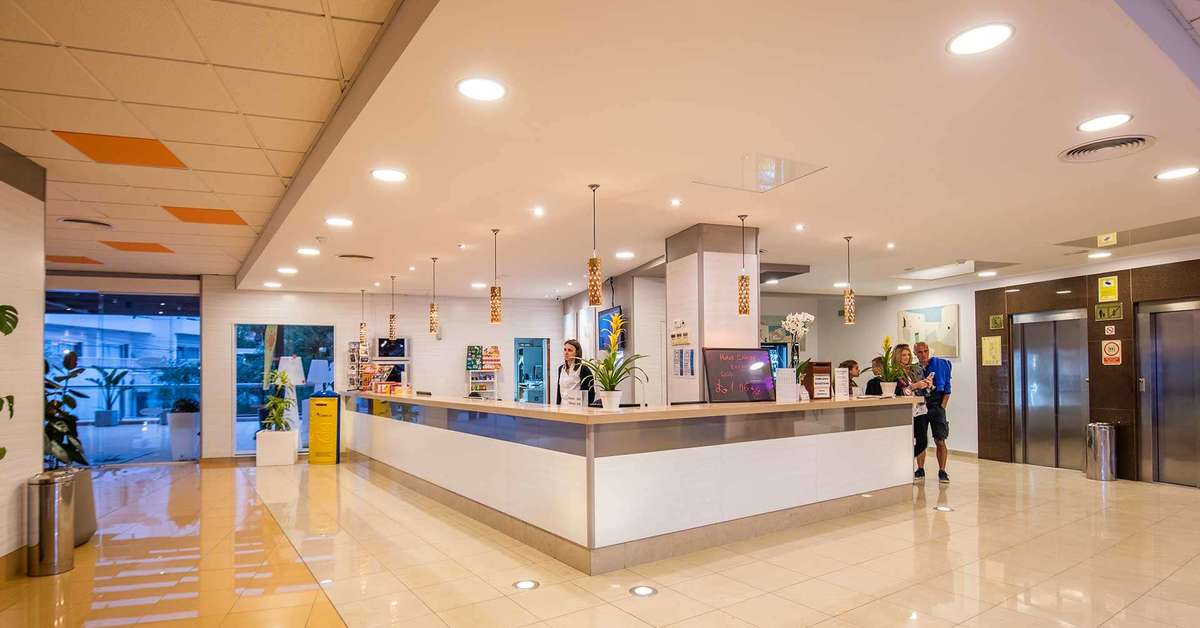 Een foto van het interieur van Suneo Caribe
