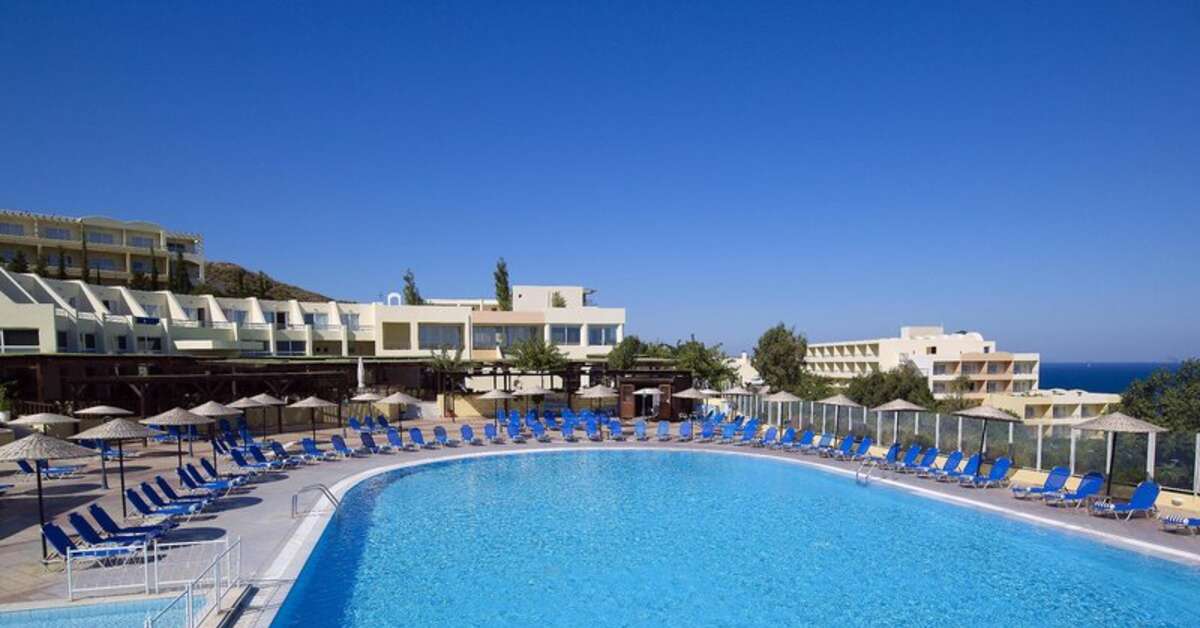 Ein Foto vom Pool im Kipriotis Aqualand