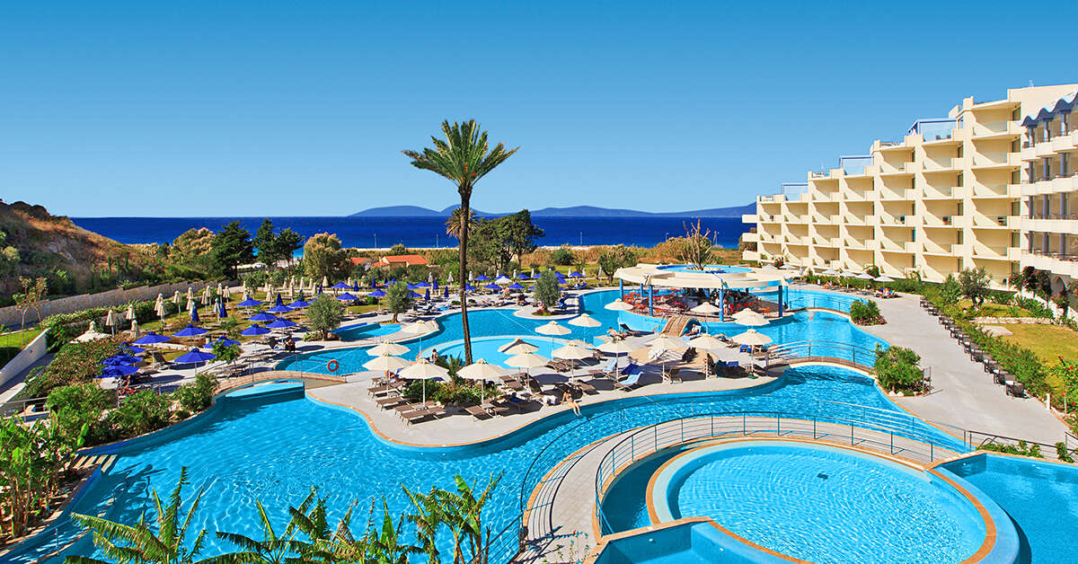 Een foto van het zwembad bij Atrium Platinum Luxury Resort Hotel & Spa