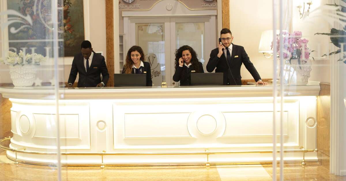 Een foto van het interieur van Hotel Vergilius Billia