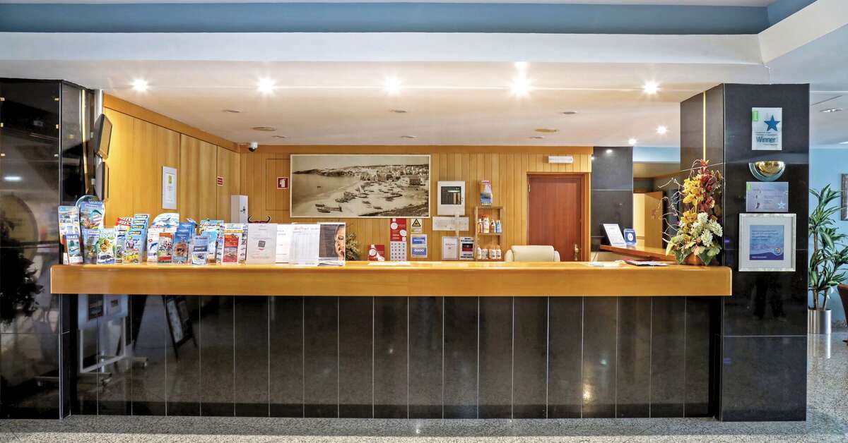 Een foto van het interieur van Paladim & Alagoa Mar Hotels