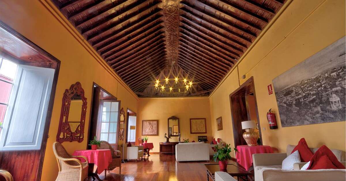 Een foto van het interieur van Hotel Marquesa