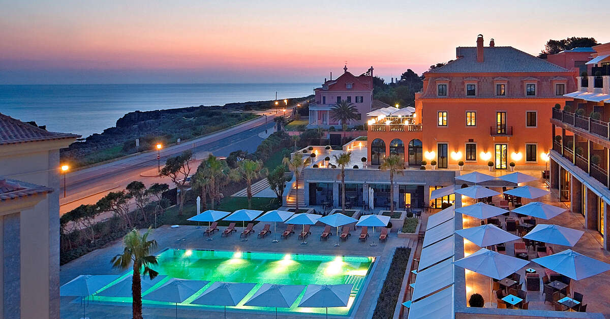 Een foto van het zwembad bij Grande Real Villa Italia Hotel & Spa