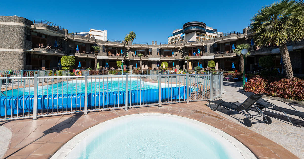 Een foto van het zwembad bij Appartementen Don Pedro