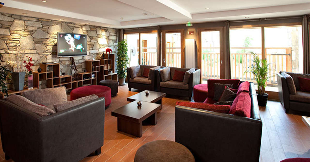 Een foto van het interieur van Residence Club MMV Le Hameau des Airelles
