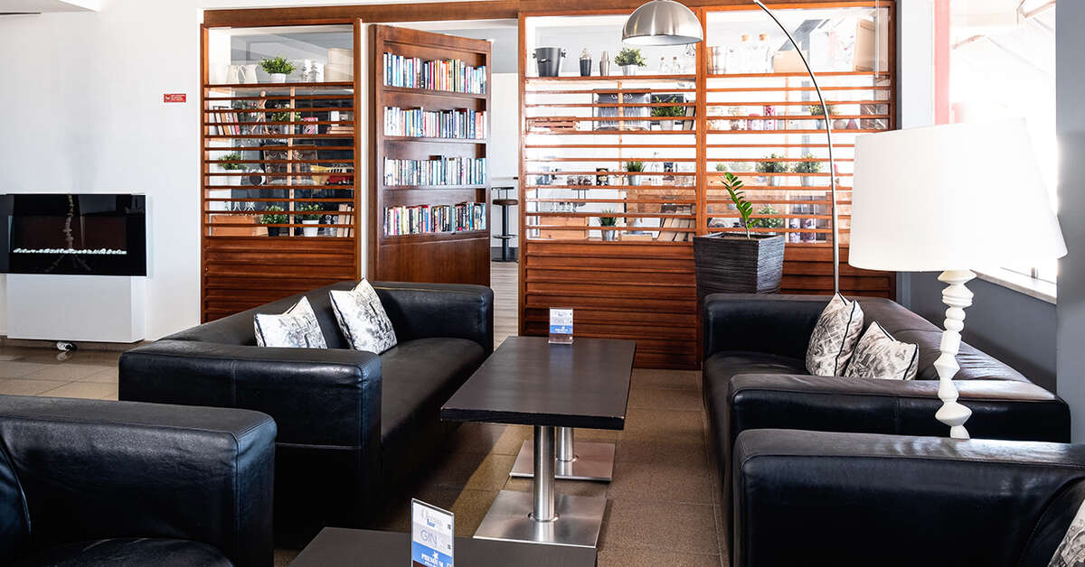 Een foto van het interieur van Rocamar Exclusive Hotel & Spa