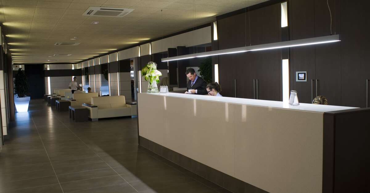 Een foto van het interieur van Hotel Papi