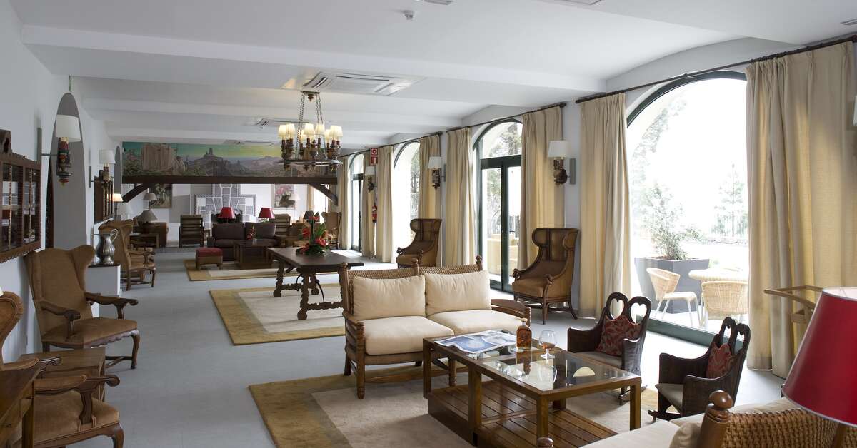 Een foto van het interieur van Hotel Parador Cruz de Tejeda