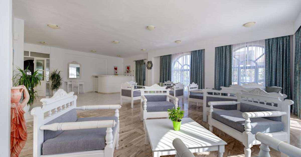 Een foto van het interieur van Alia Hotel
