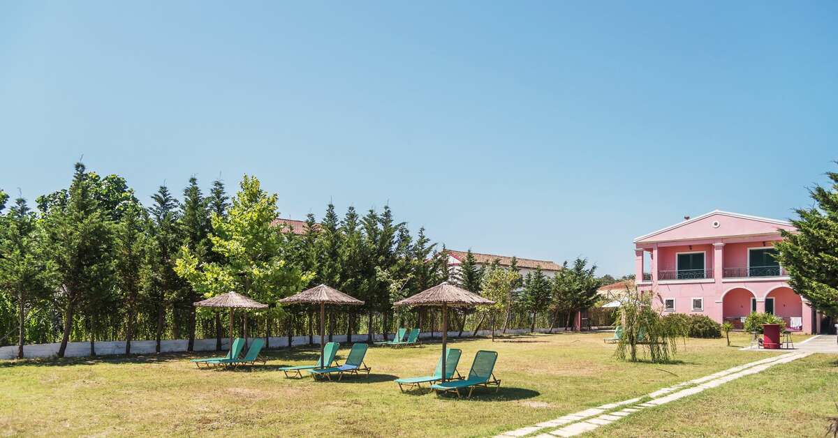 Een foto van het terras bij Seaside Resorts
