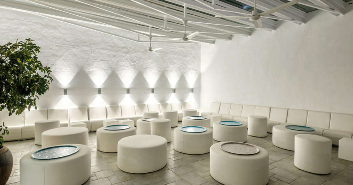 Een foto van het interieur van Barcelo Portinatx