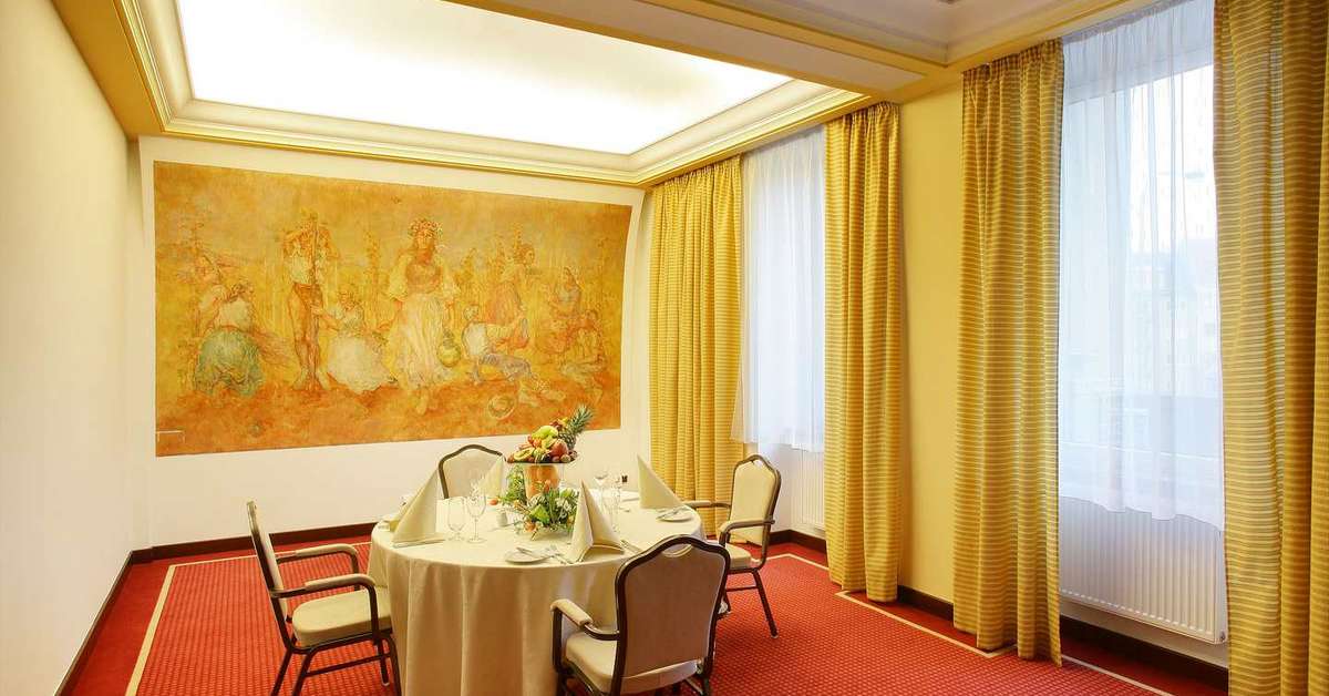 Een foto van de faciliteiten bij Grand Hotel International Prague