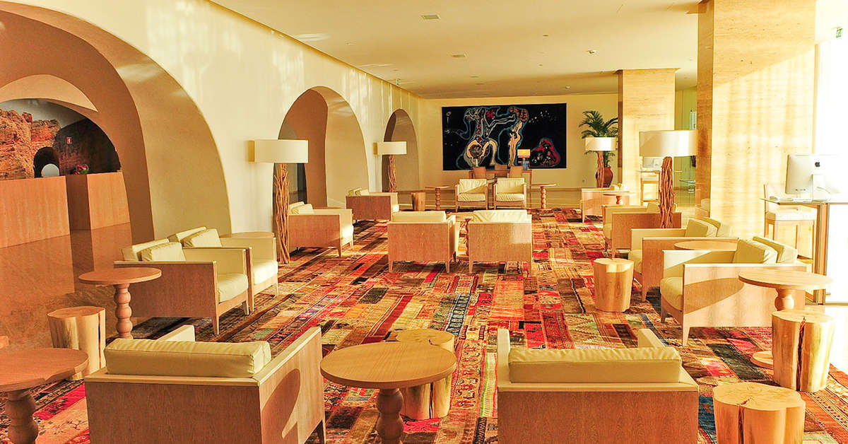 Een foto van het interieur van Crowne Plaza Vilamoura