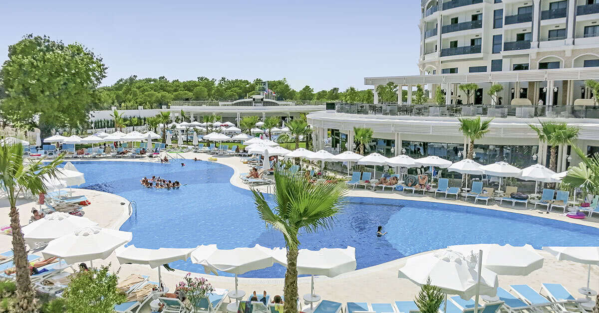 Ein Foto vom Pool im Diamond Premium & Spa