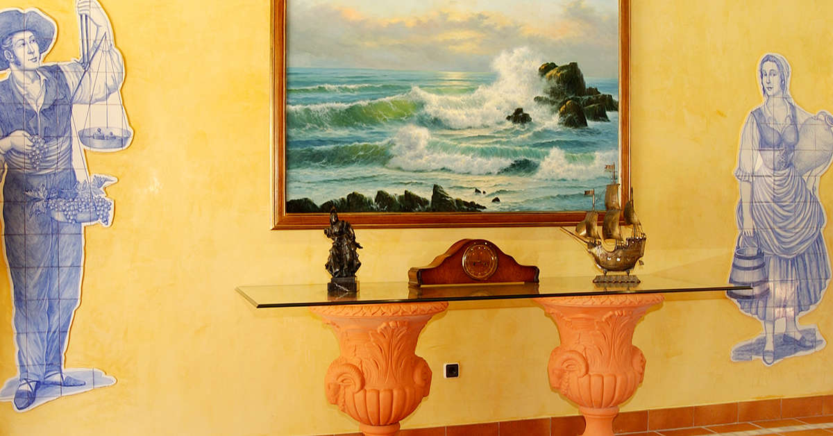 Een foto van het interieur van Blue Sea El Cortijo