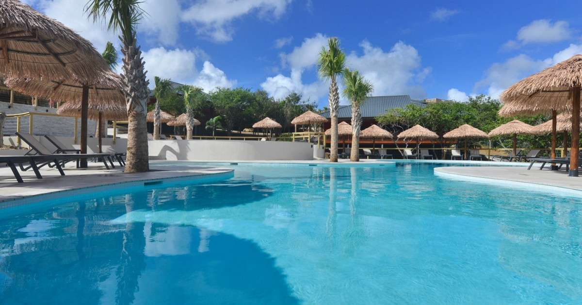 Een foto van het zwembad bij Morena Resort