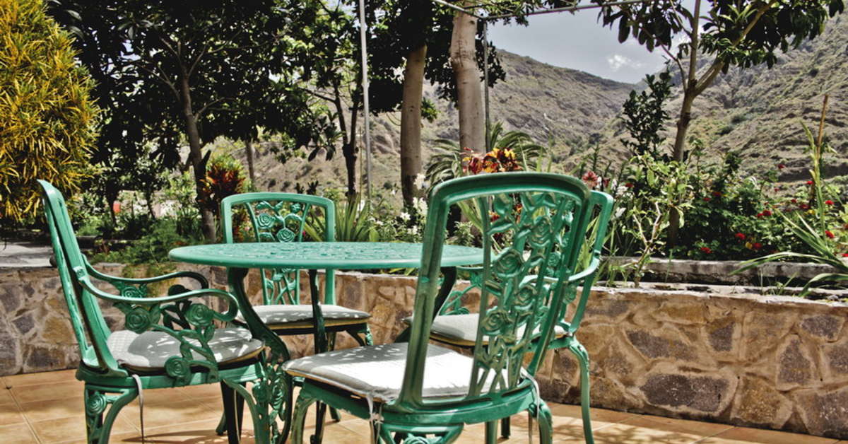 Een foto van het terras bij Casa Finca Pinero